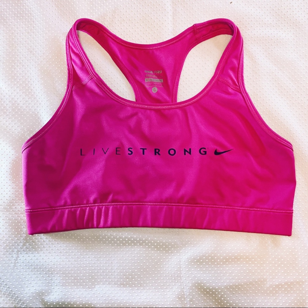 Nike Pro Pink “Livestrong” Bra